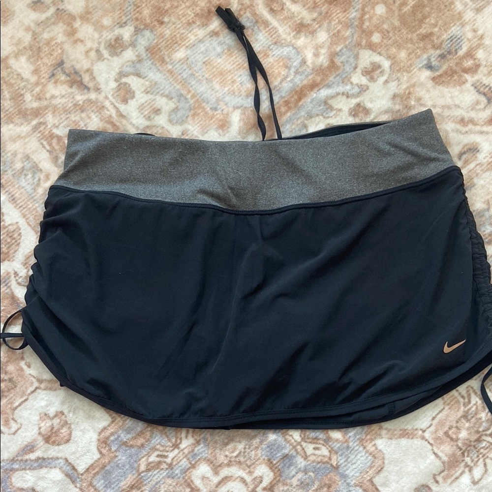 Nike Black and Gray Sports Skirt
